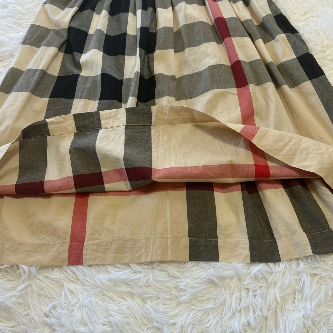 バーバリーチルドレン メガチェック キャミワンピース フリル 14Y 164㎝