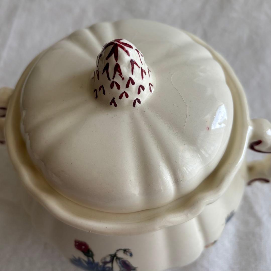 フランスアンティーク サルグミンヌ Agreste シュガーポット&ミルクポット