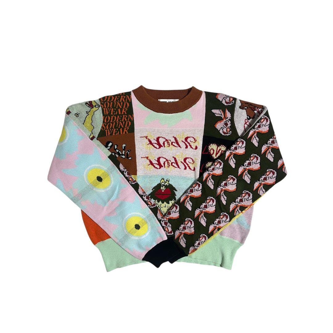 TTT MSW 21AW patchwork pullover knit ニット
