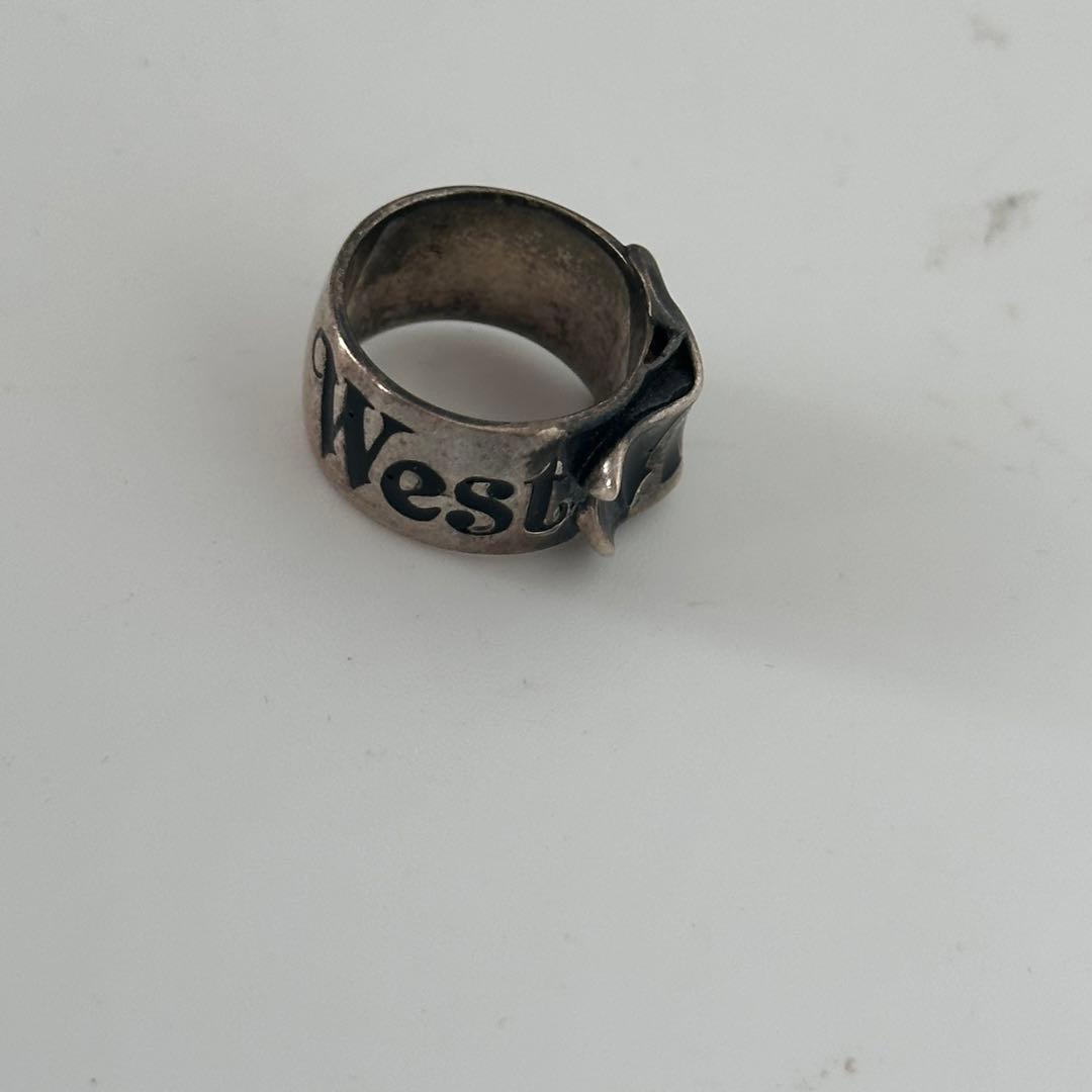ヴィヴィアン リング シルバー925 スクロールラベル　9号　希少