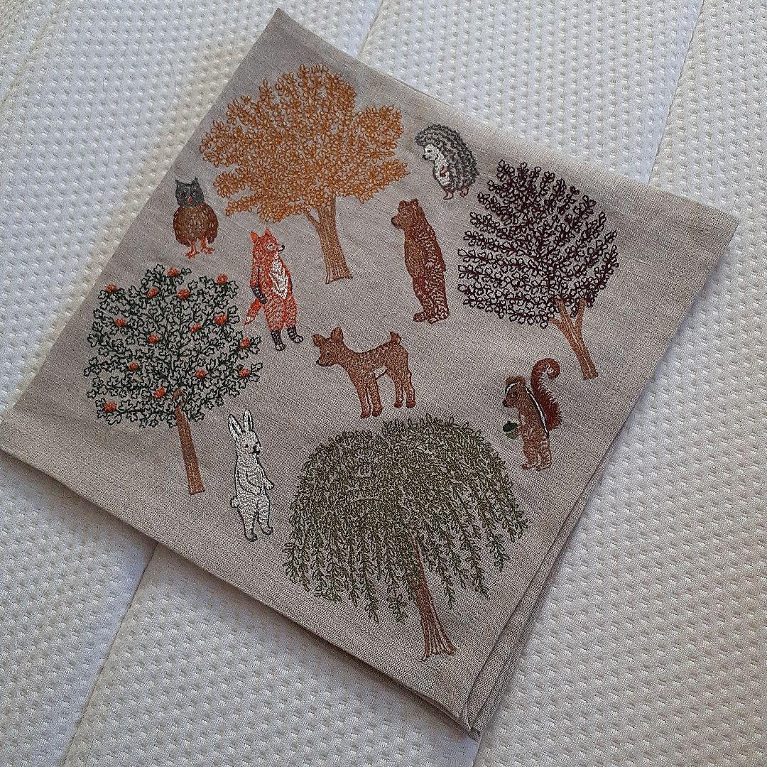 H.P.FRANCE ナプキン　fall leaves