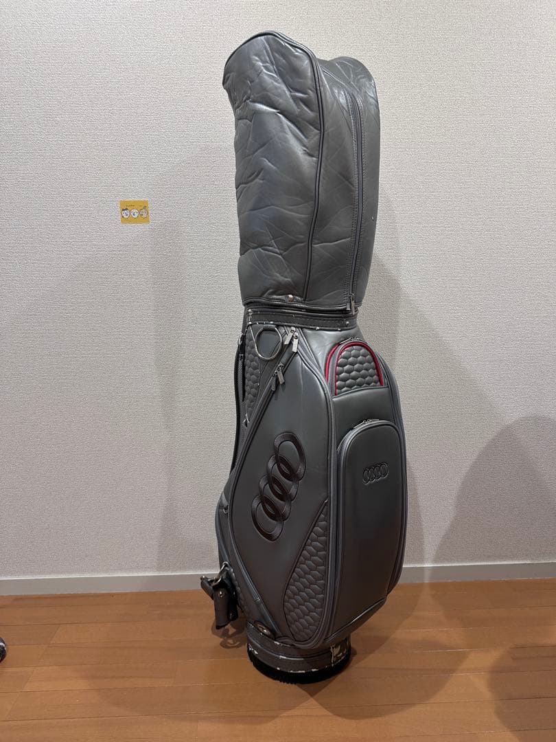 【限定モデル】Audi アウディ キャディバッグ グレー系 ゴルフバッグ