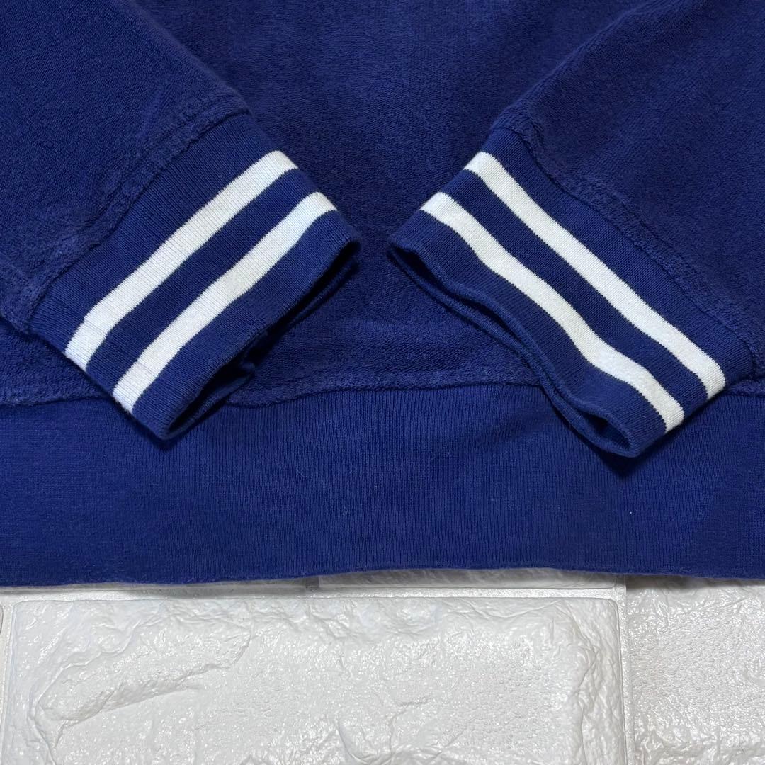 だい様　ラルフローレン ★ パイル素材 ベースボールジャケット ブルー XL