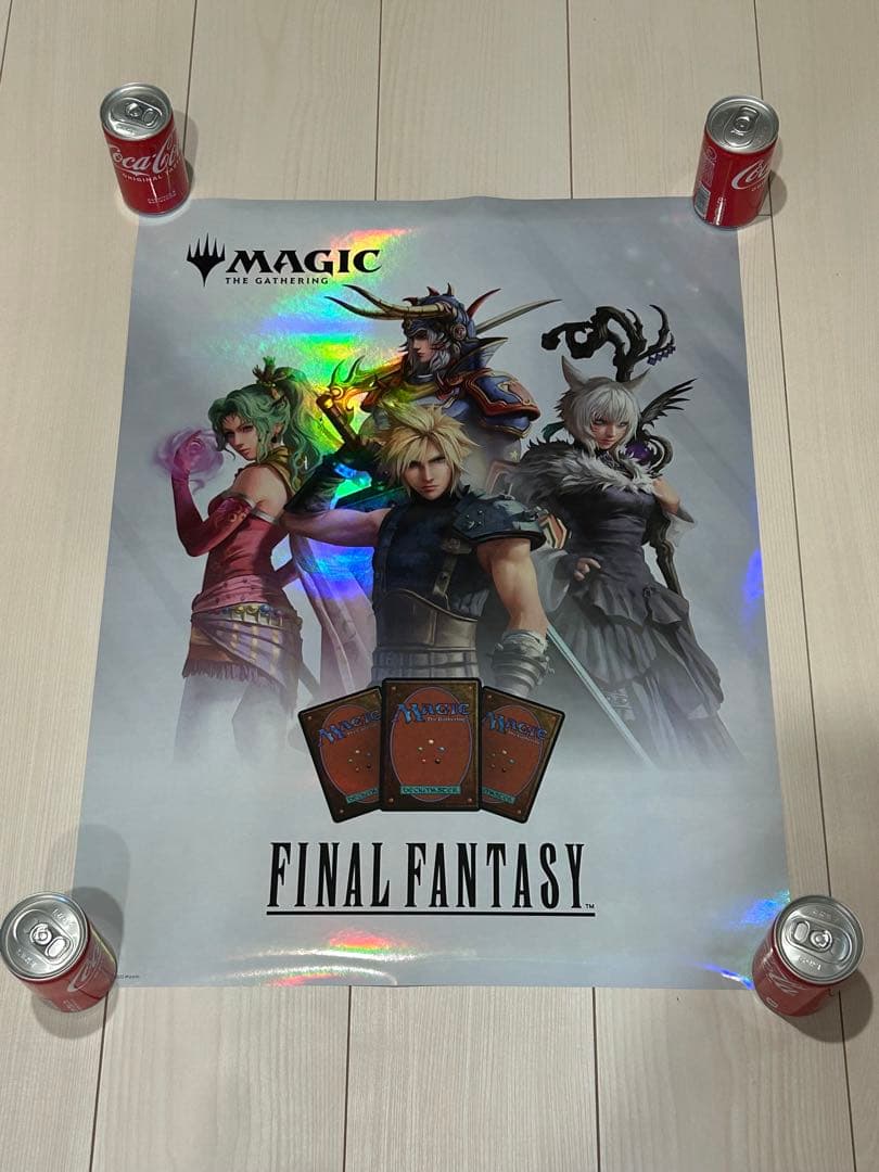 MTG ファイナルファンタジー ポスター キラ ホロ【未使用新品・非売品】