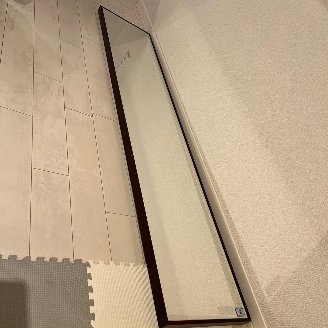 木製フレーム スタンドミラー シルエットＦ-316