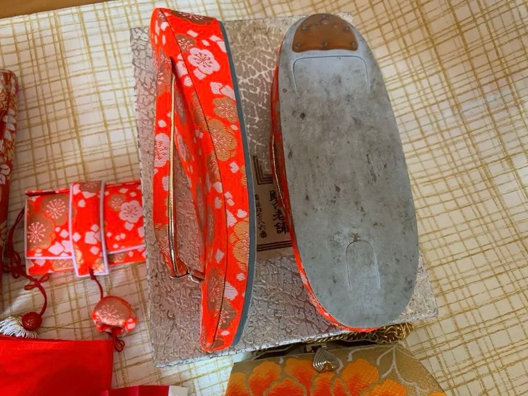 七五三　七歳　正絹絞りの振り袖のコーディネート　お着物セット