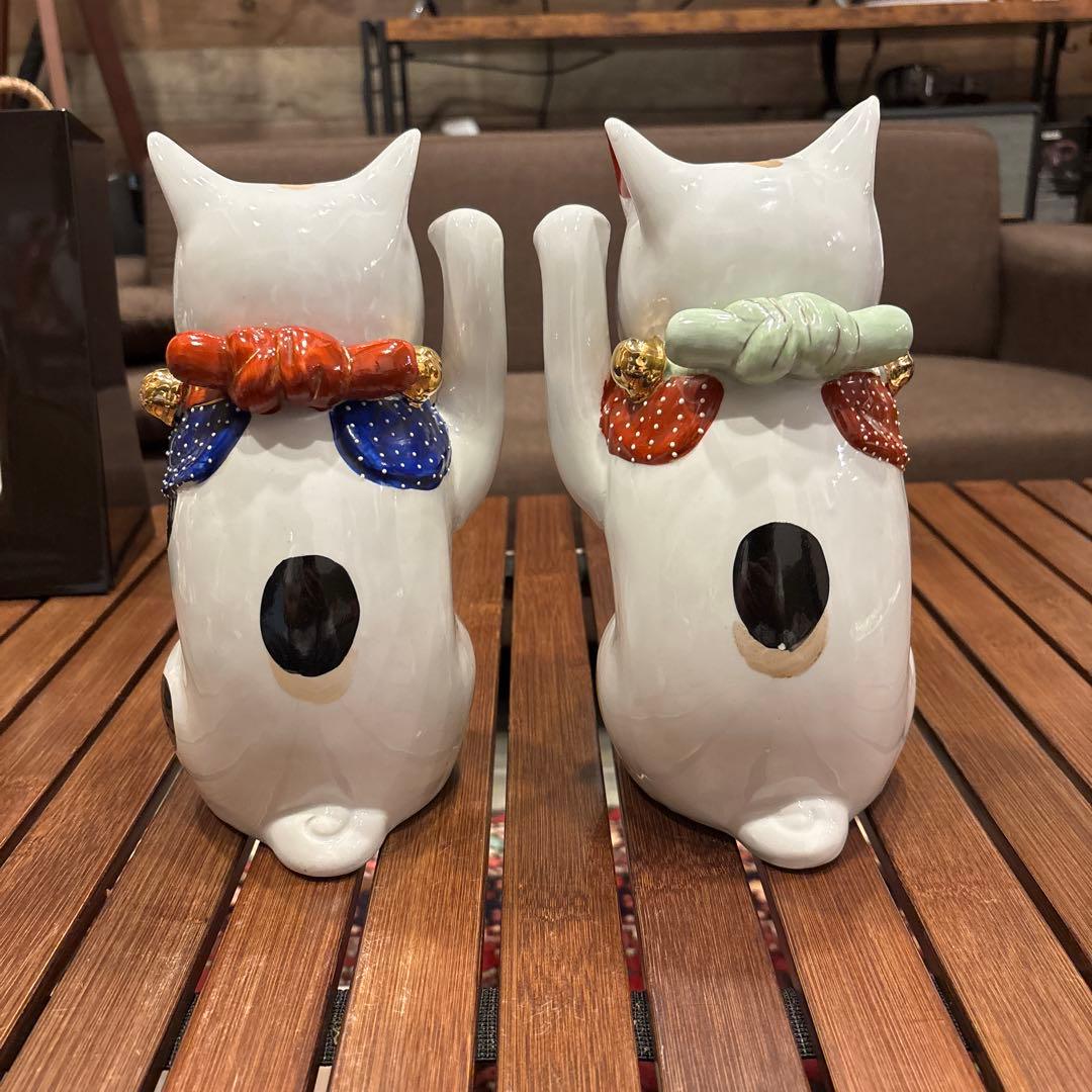 招き猫 2匹セット