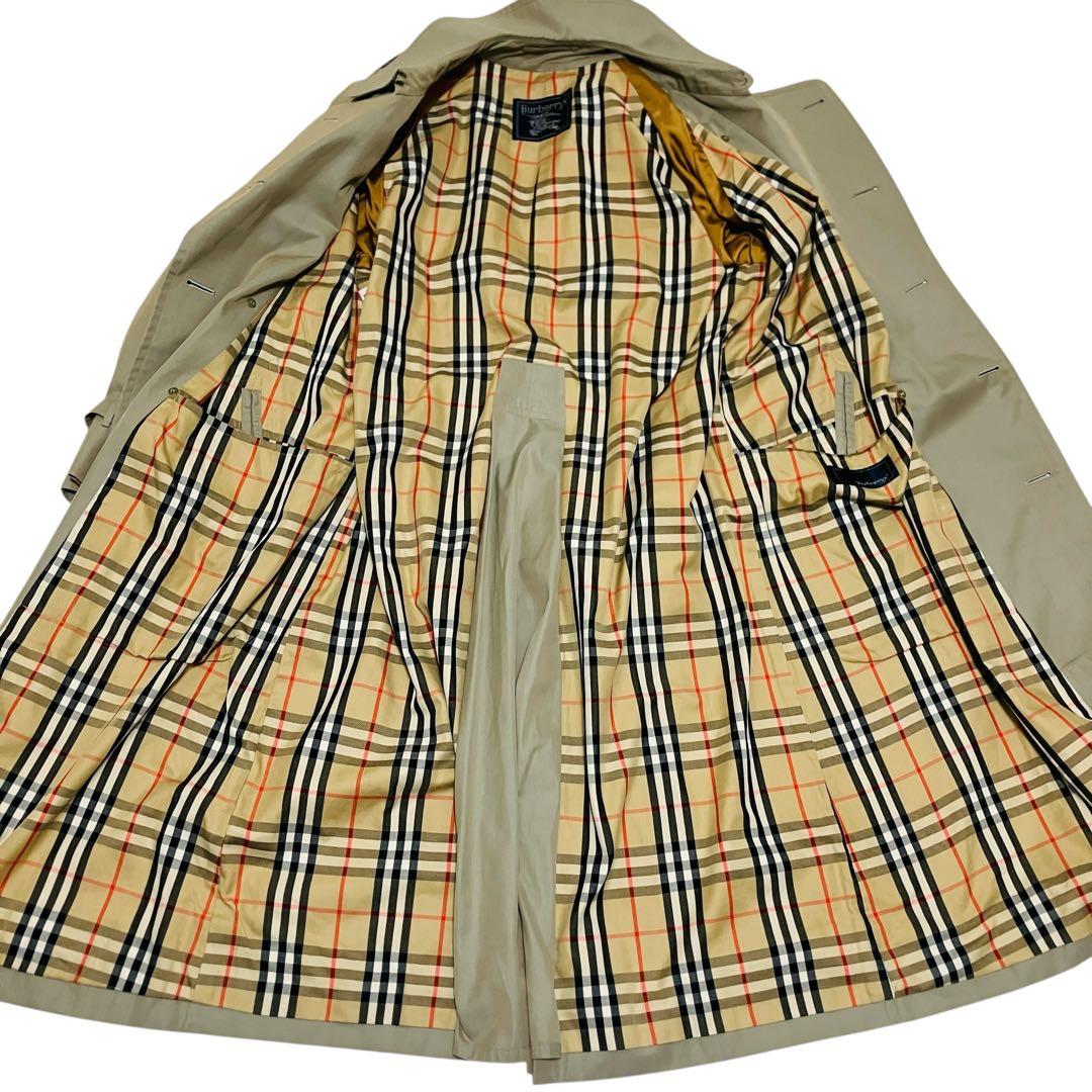 大きいサイズ XL バーバリー ノバチェックトレンチコート ベルト付 ベージュ