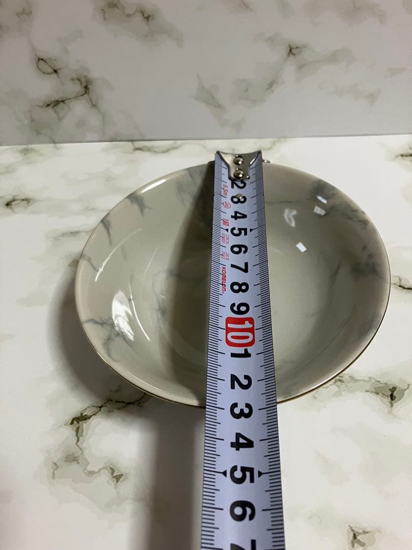 金ふちマーブル皿　15皿セット