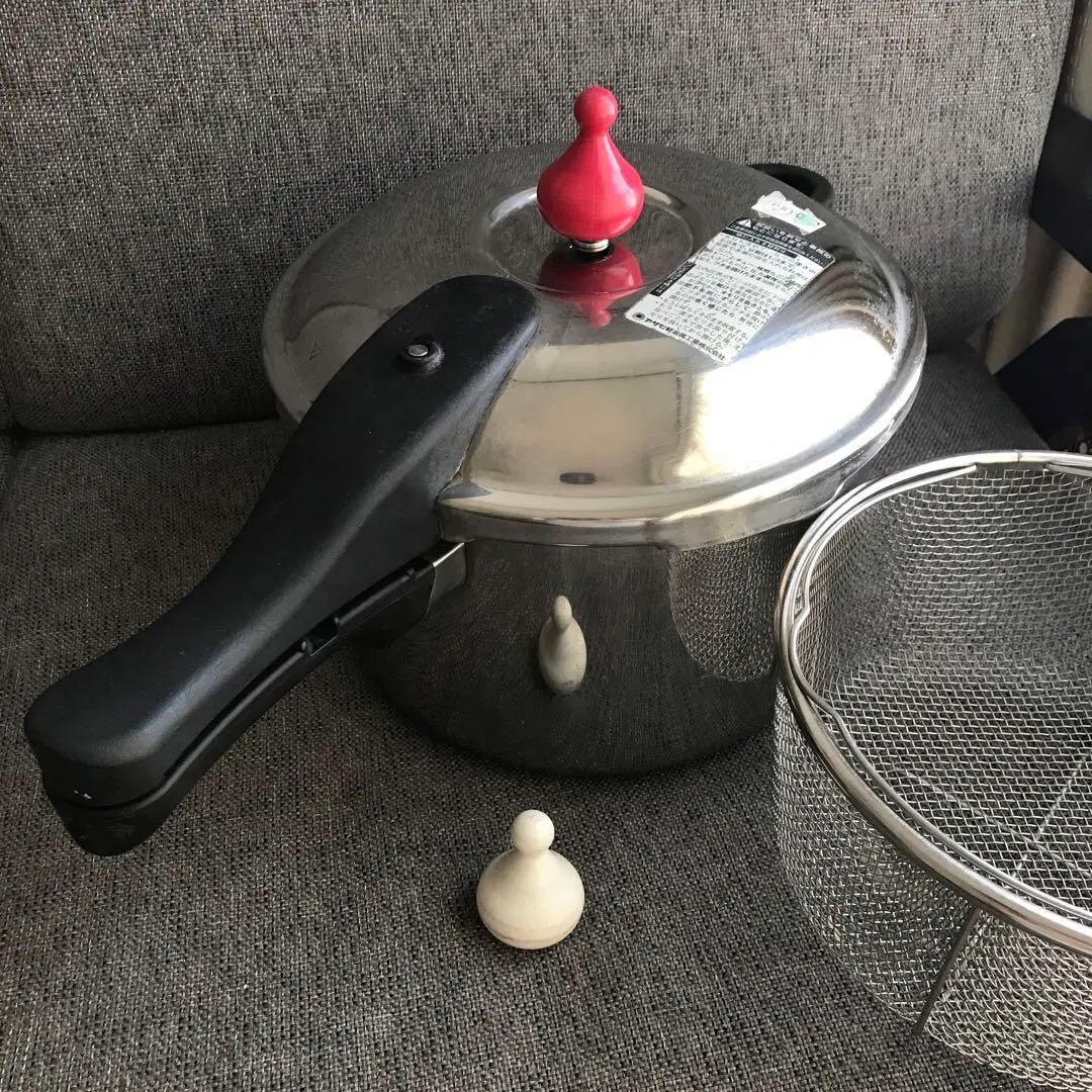 アサヒ軽金属　活力鍋　5.5リットル　蒸し器付き