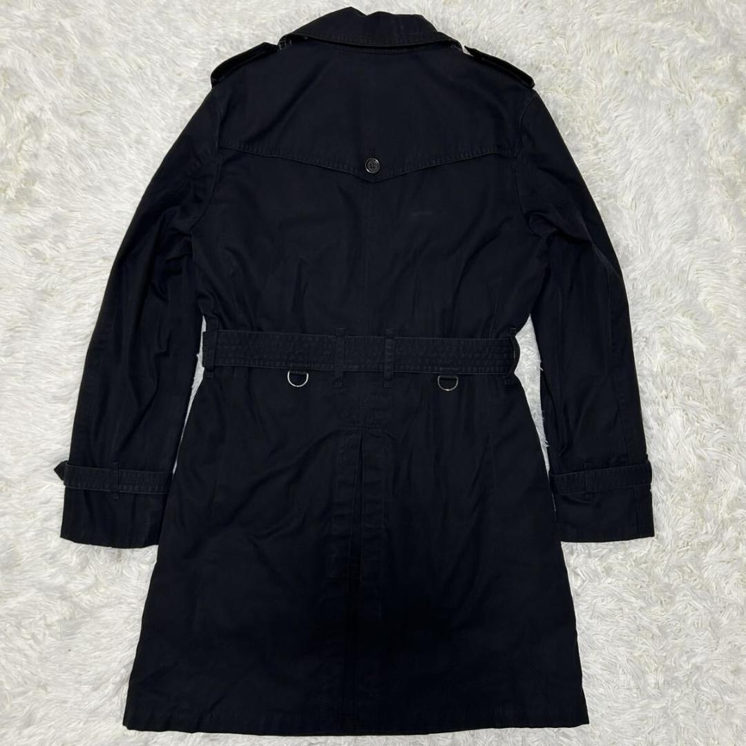 【極美品/LL】バーバリーブラックレーベル ダウンコート ノバチェック ベルト