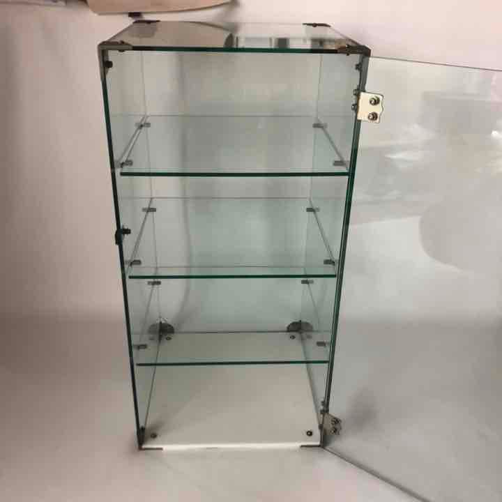 ガラスケース ショーケース ホビー収納 全面ガラス コレクション収納 ガラス棚板