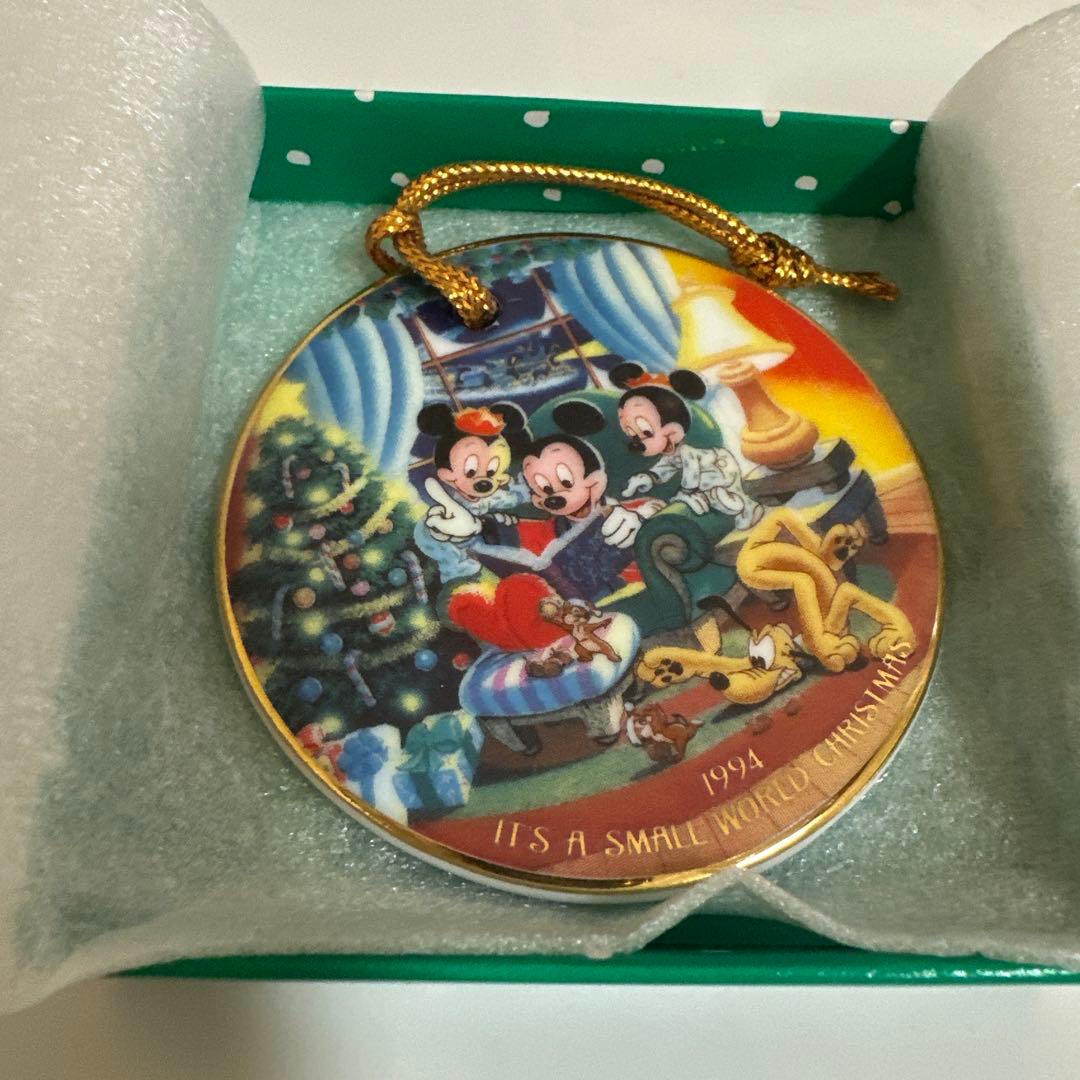 ディズニー　プレート　クリスマス　レトロ