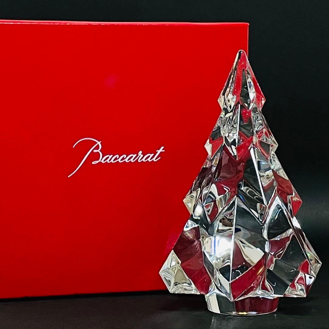 Baccarat バカラ クリスマスツリー 置物 フィギュリン クリスタル