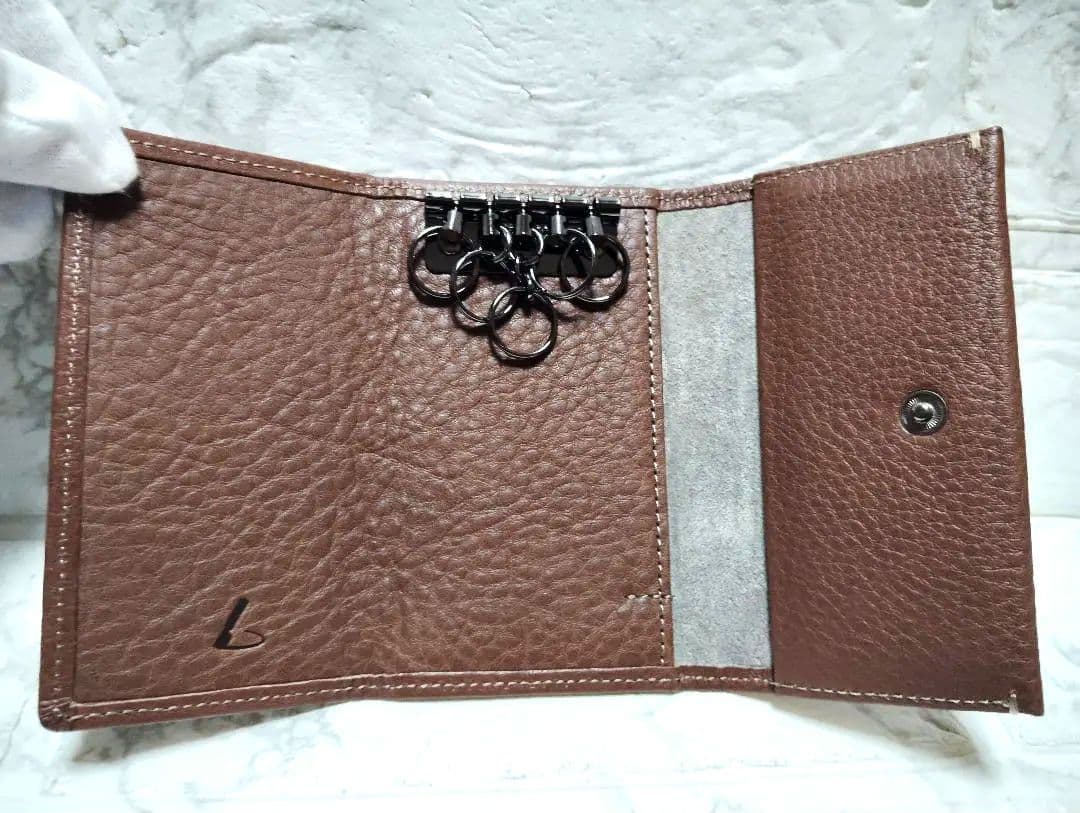 ココ☆　新品　土屋鞄製造所レザーキーケース5連ブラウン　箱付き　保護袋付き