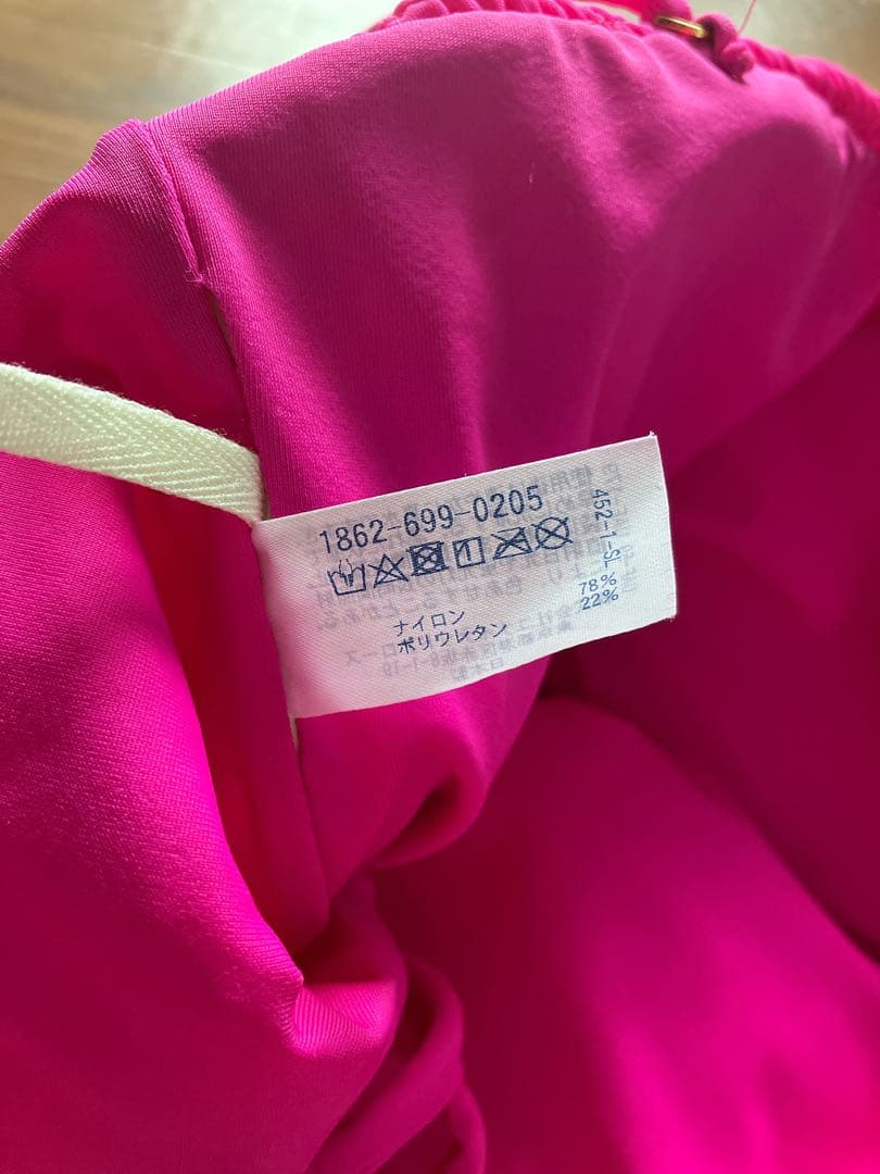 lepidosレピドス シャーリング レースアップスイムウェア水着ピンクSサイズ