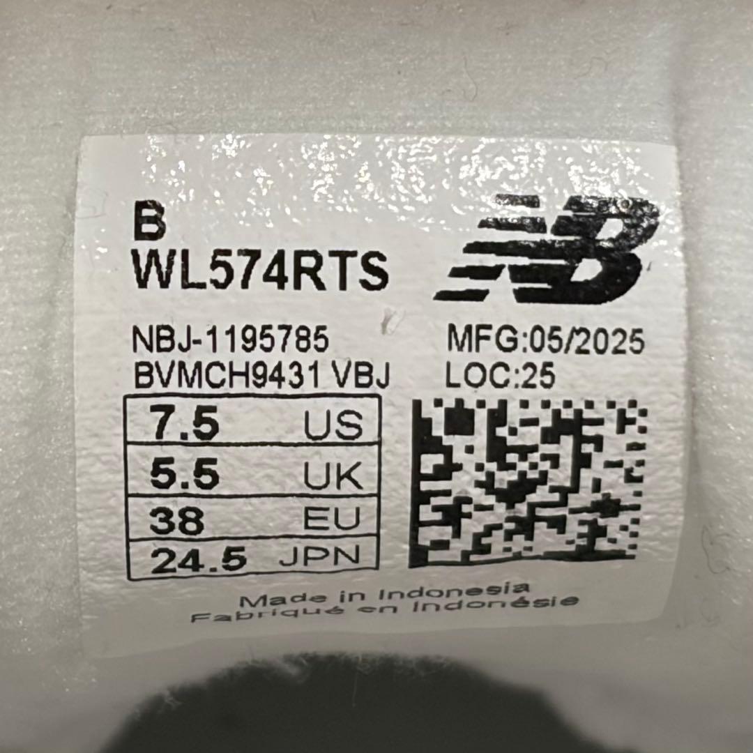 超美品 ニューバランス WL574RTS
