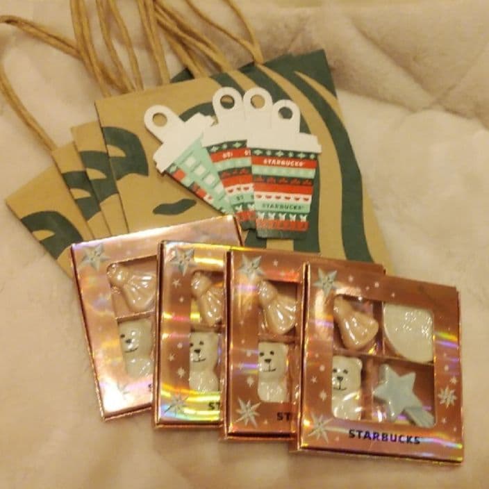 Starbucks　ホリデー2020カトラリーレストセット【４点セット】新品