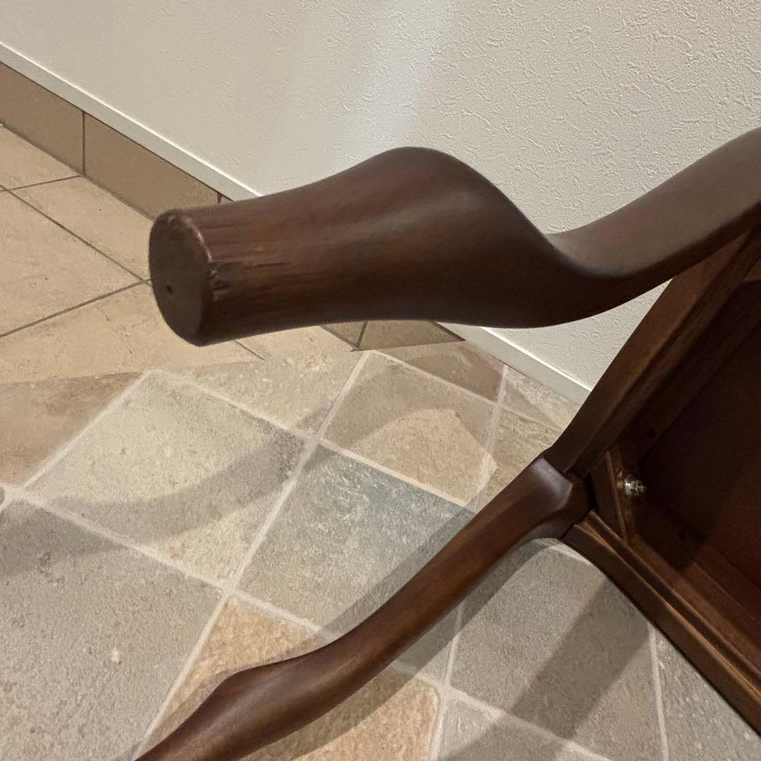 【美品maruniマルニマキシマムサイドコーヒーテーブル クラシック花台猫脚高級