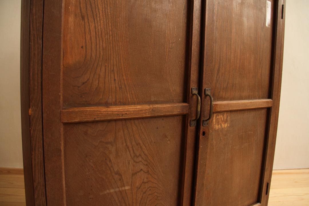 棚　キャビネット　木製　7段　高さ97.5㎝　アンティーク　古道具　古家具