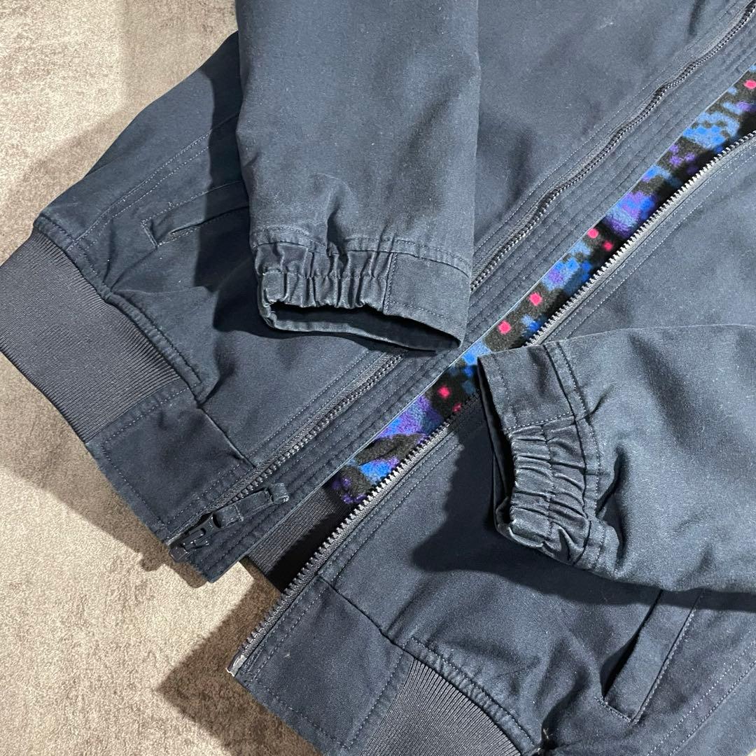 【ポール】Columbiaダック地調ジャケット裏フリース M ネイビー