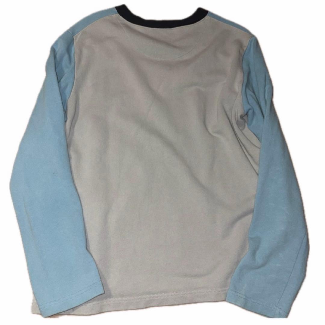 stussyラグランロンT♬Vネック平成y2k水色グレー赤00s裏原系ストリート