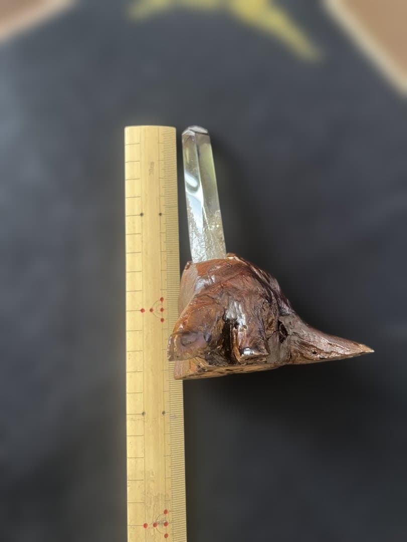 天然石シトリンポイント置物