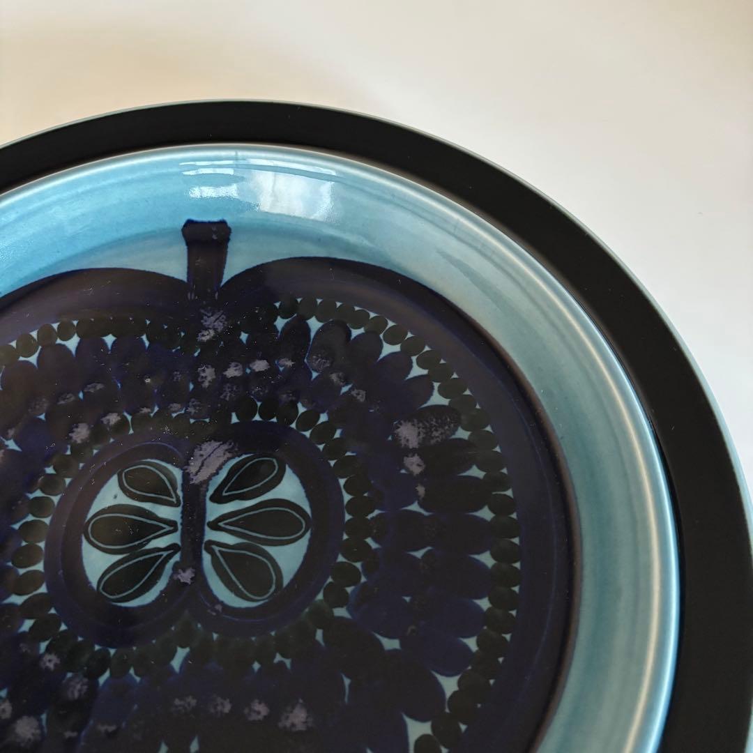 【美品】Arabia Blue FRUCTUS 33cm 大皿