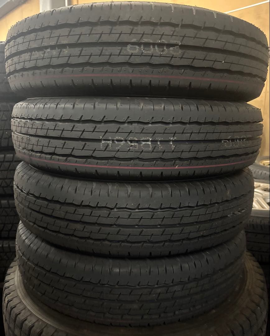 こはる 新車外し 155/80R14 ダンロップ 2025年製造