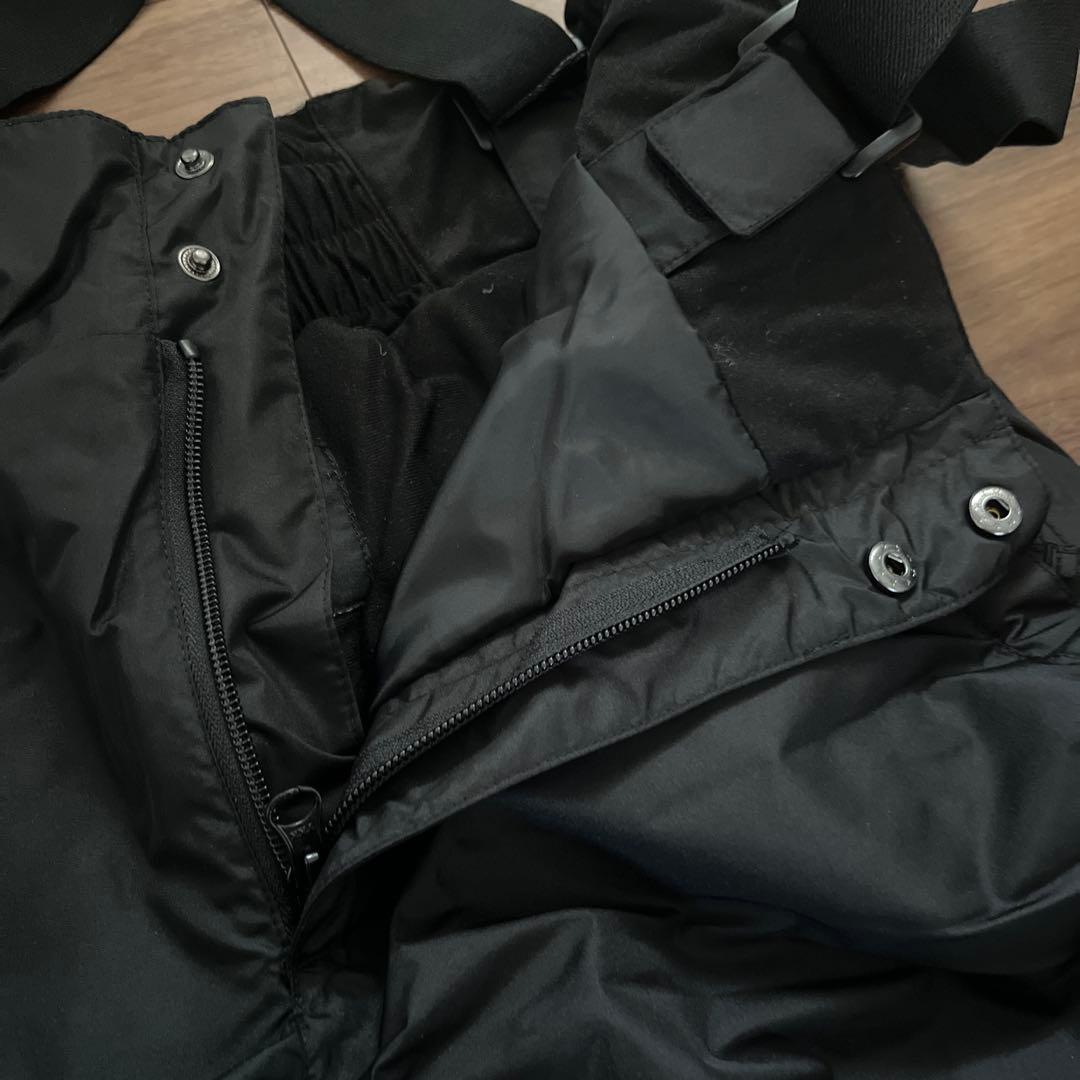 スキースノーボードウェア ブラック/ホワイト迷彩　M