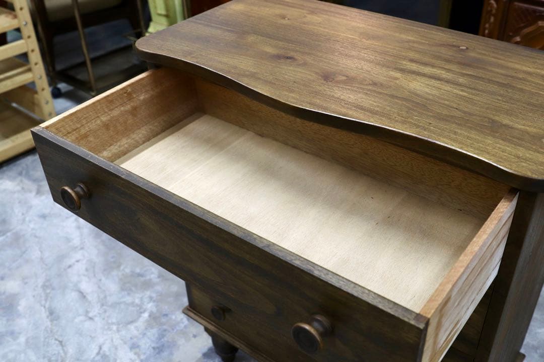 GMIK176○和製 アンティーク 4段チェスト サイドボード リビングボード