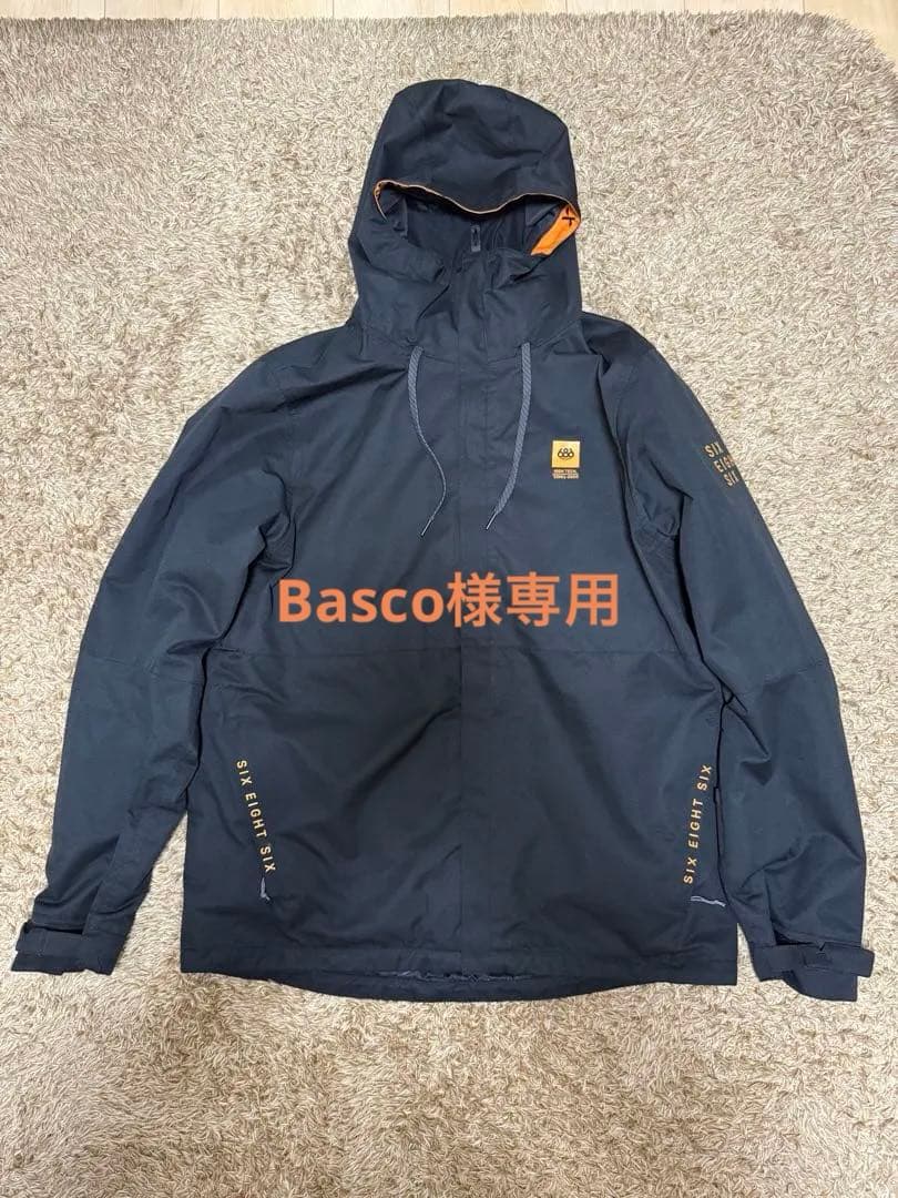《Basco》686 24-25 スノーボードウェア ブラック L