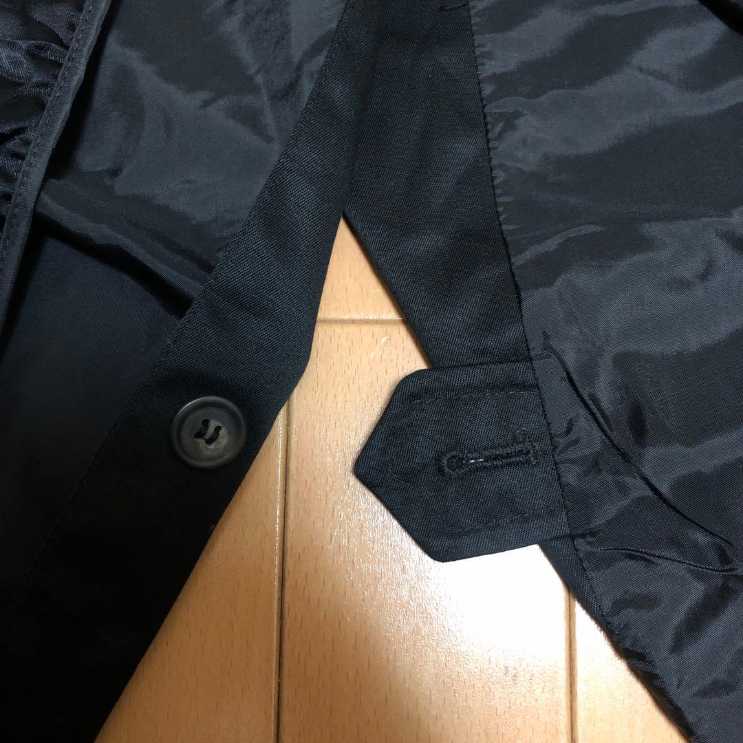 ラルフローレン　ステンカラーコート　ブラック