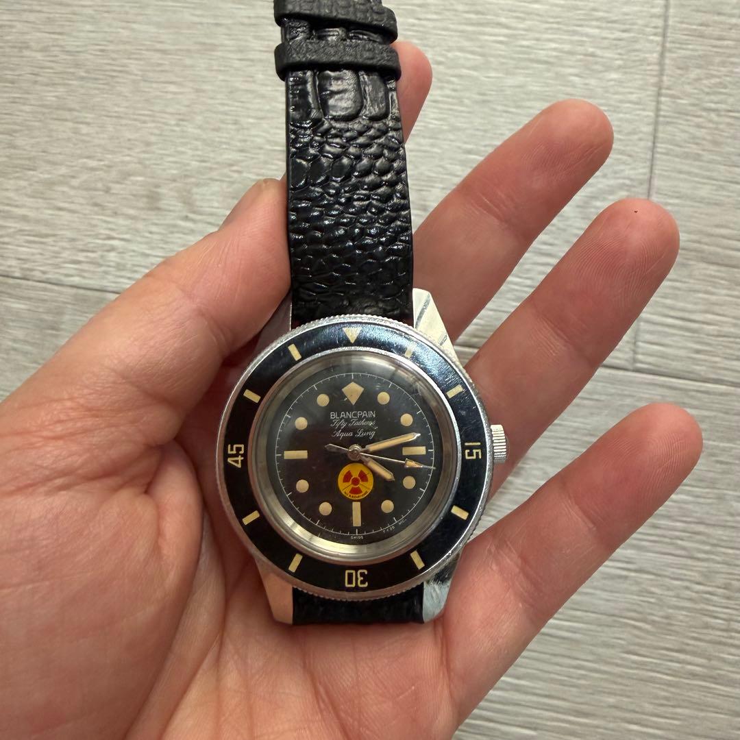 ブランパン ジャイアントリング 自動巻き腕時計　動作未確認