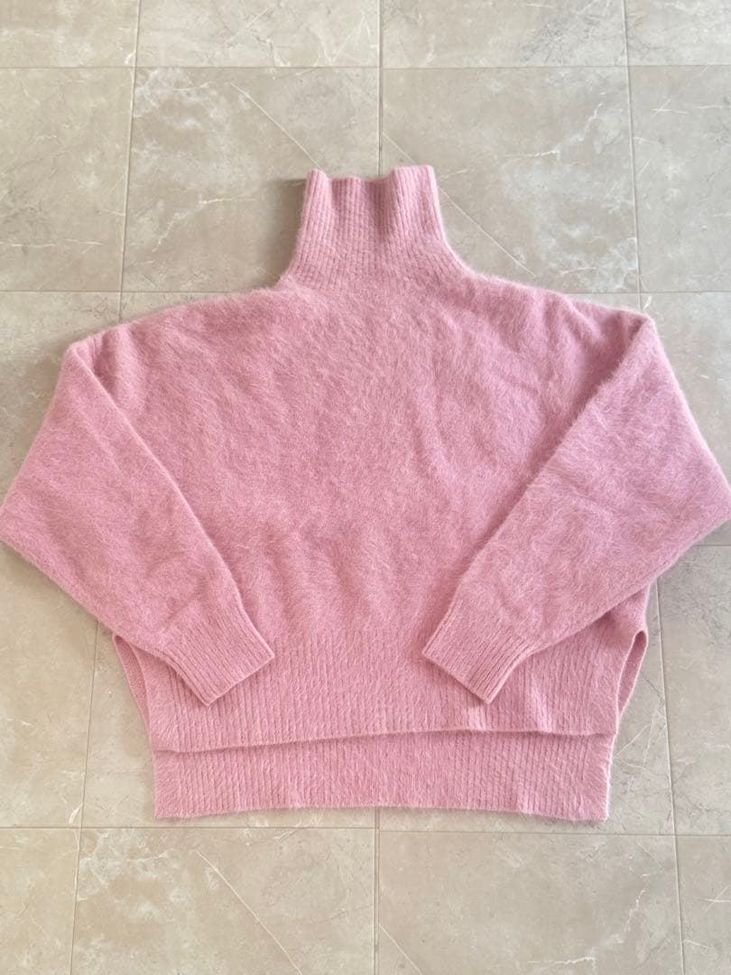 ルージュヴィフ　フォックスカシミヤ　タートルニット