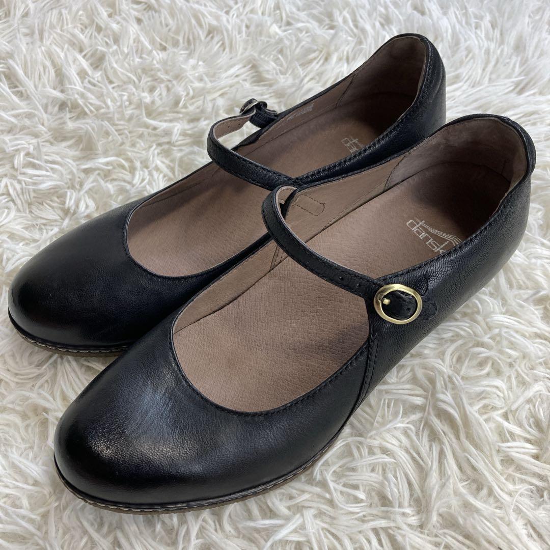 Dansko ブラック メリージェーン レザー　LORALIE ロラリー