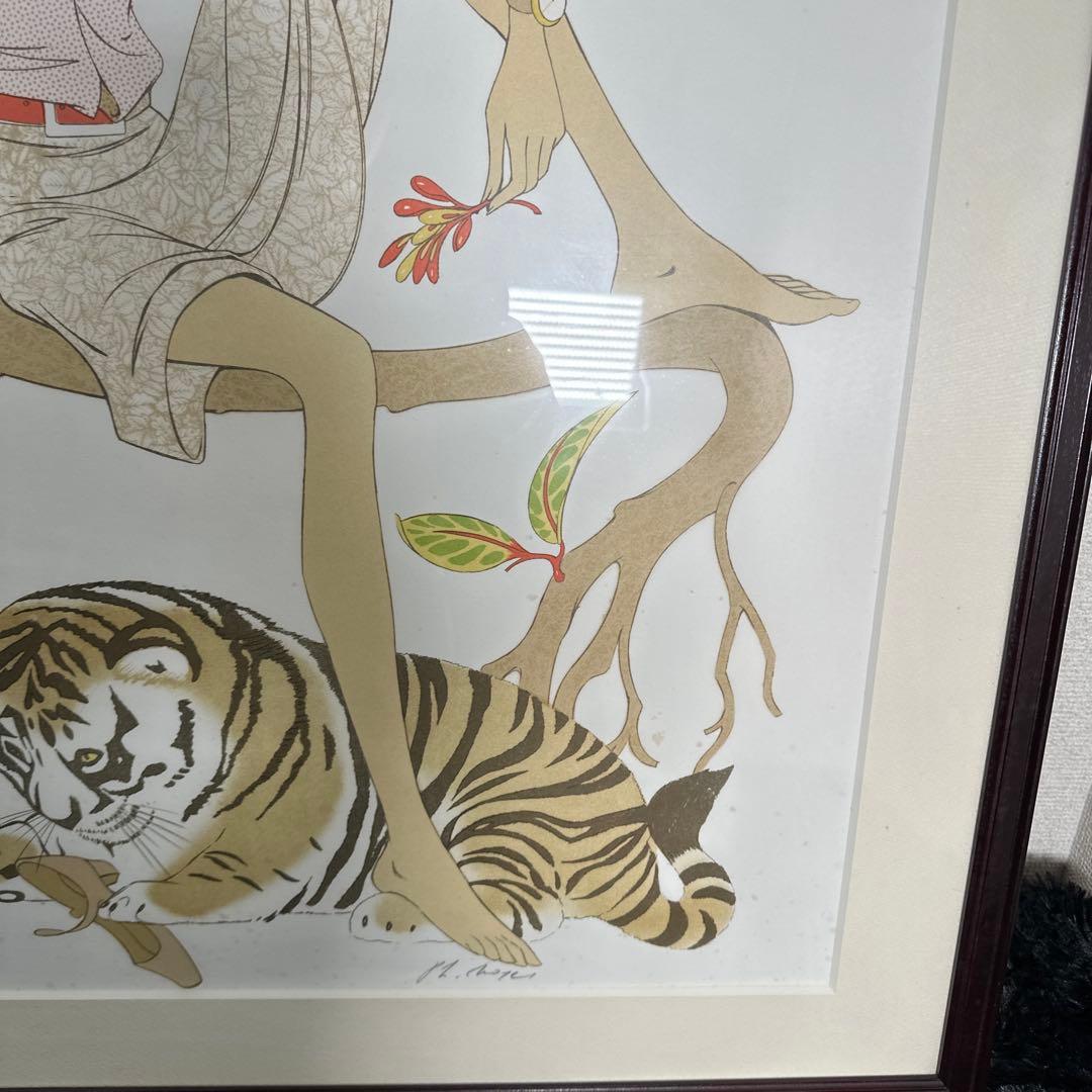 Phillipe Noyer 絵画 リトグラフ アーティスト 虎 タイガー