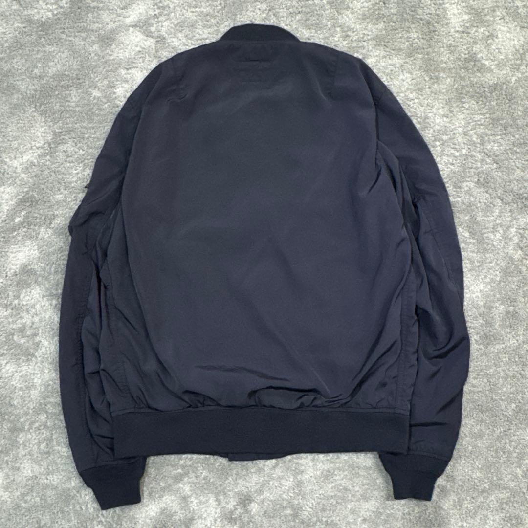ALPHA INDUSTRIESアルファ　ma1フライトジャケット　ネイビーXL