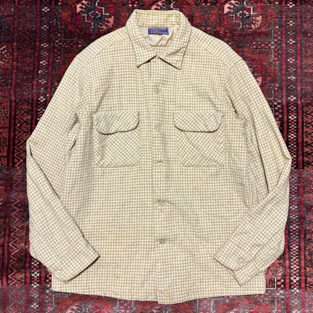 好配色 60S 70S USA製 PENDLETON シップボードシャツ M