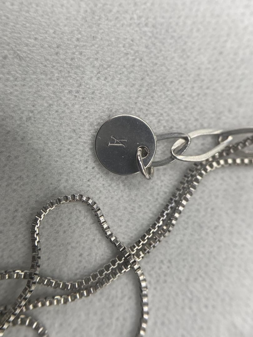 連休大幅値下げ！ヴァンドーム青山 K18WG 二連ダイヤブレスレット