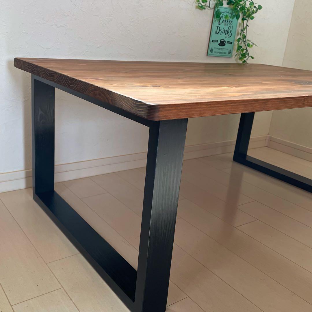 天然木 無垢ローテーブル 100×60cm リビングテーブル センターテーブル