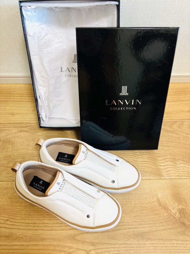 【週末お値下げ】LANVIN COLLECTION スニーカー　23cm