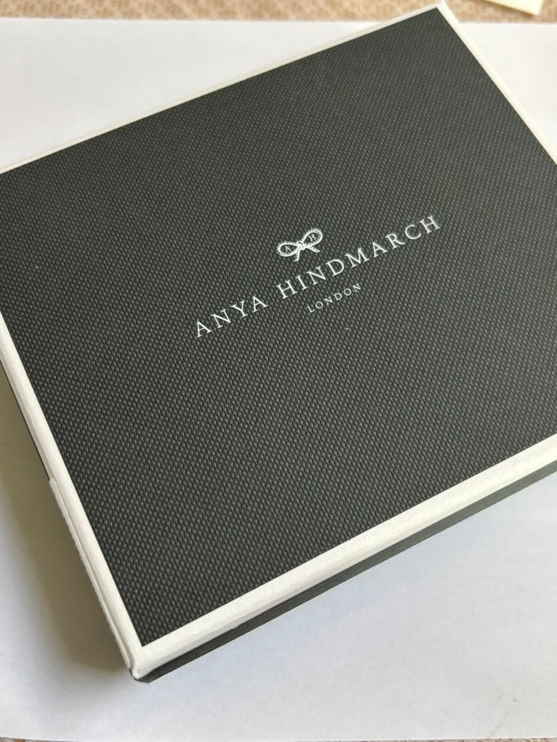 アニヤハインドマーチ　MINI TRIFOLD EYES ブラック