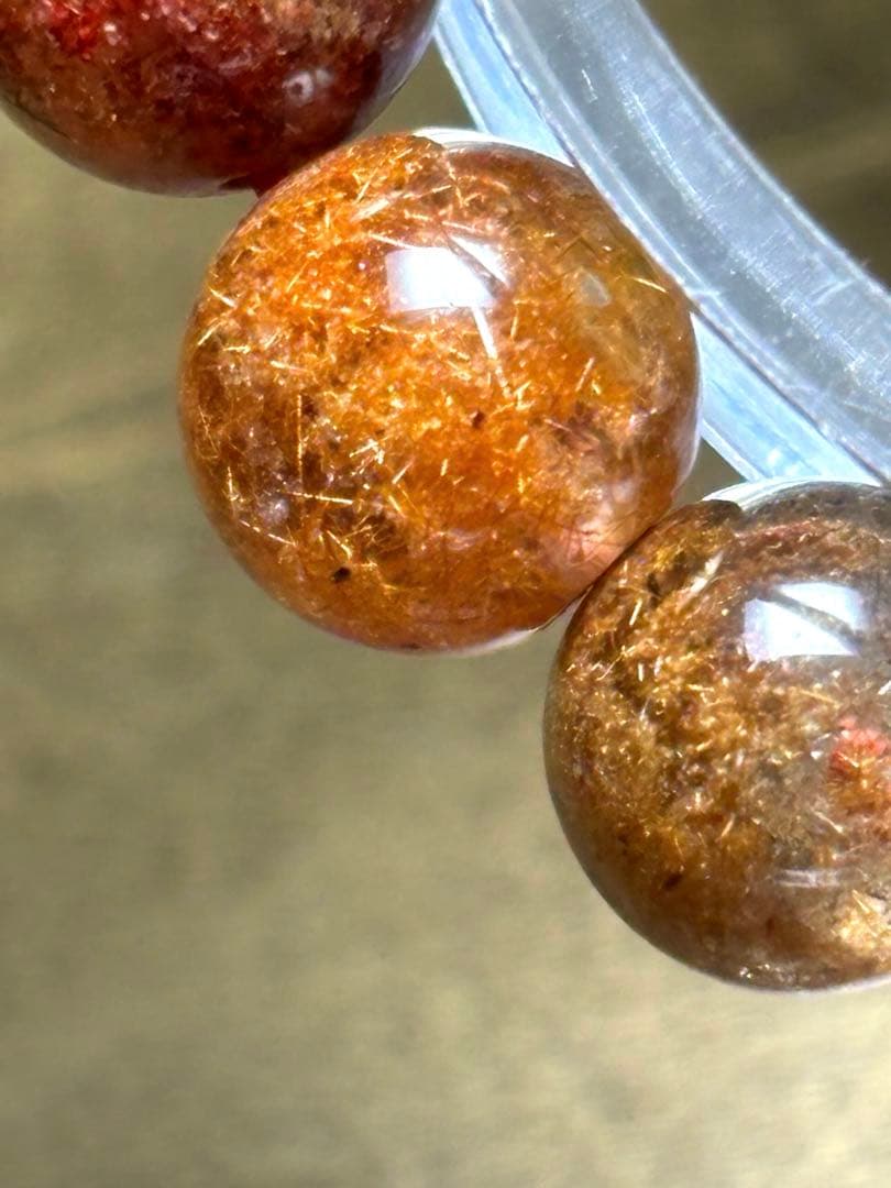 【超希少】　ガーデンルチルクォーツブレスレット約10㎜（新品未使用）高品質　金運