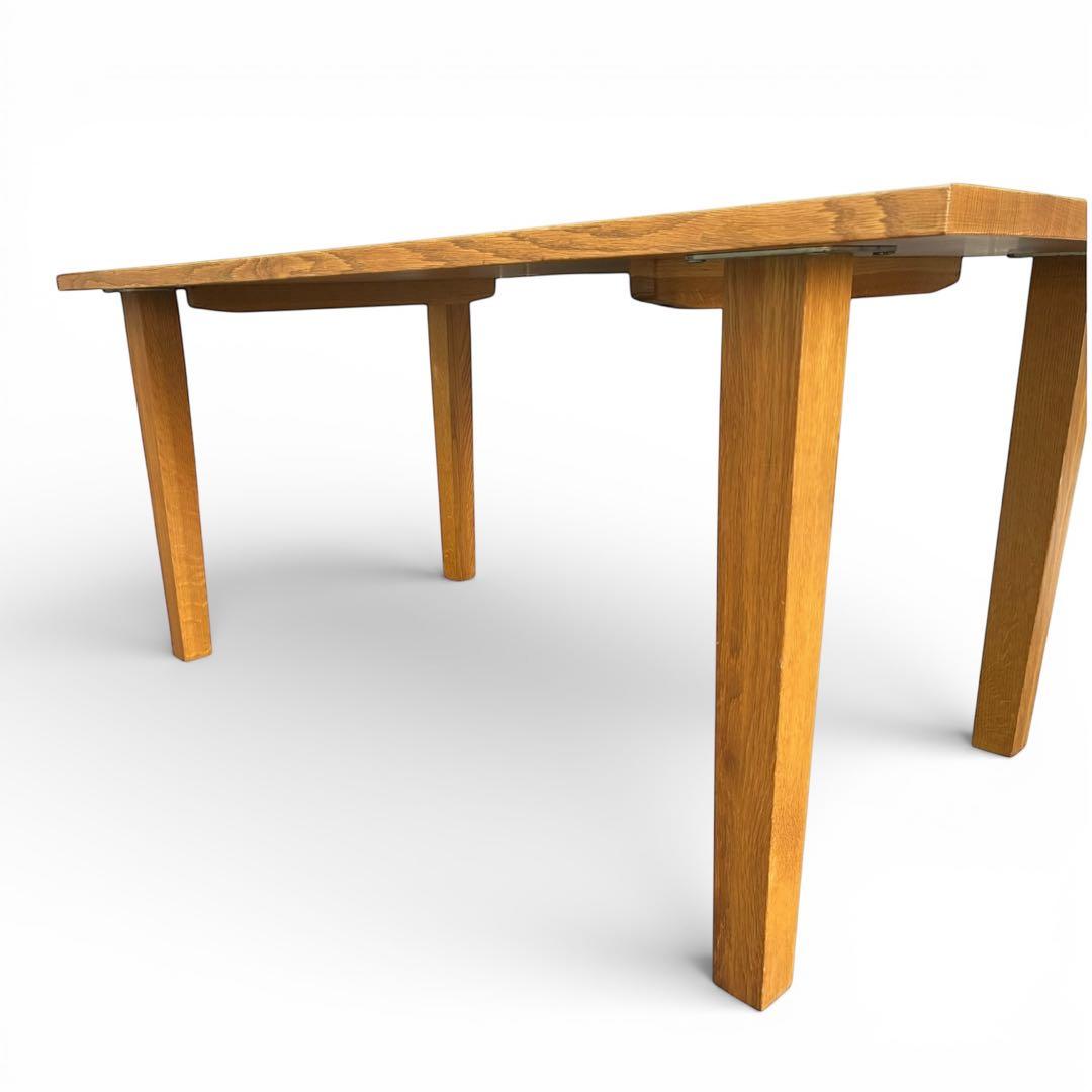 【美品】飛騨産業 HIDA 無垢材 ダイニングテーブル　キツツキマーク　W150