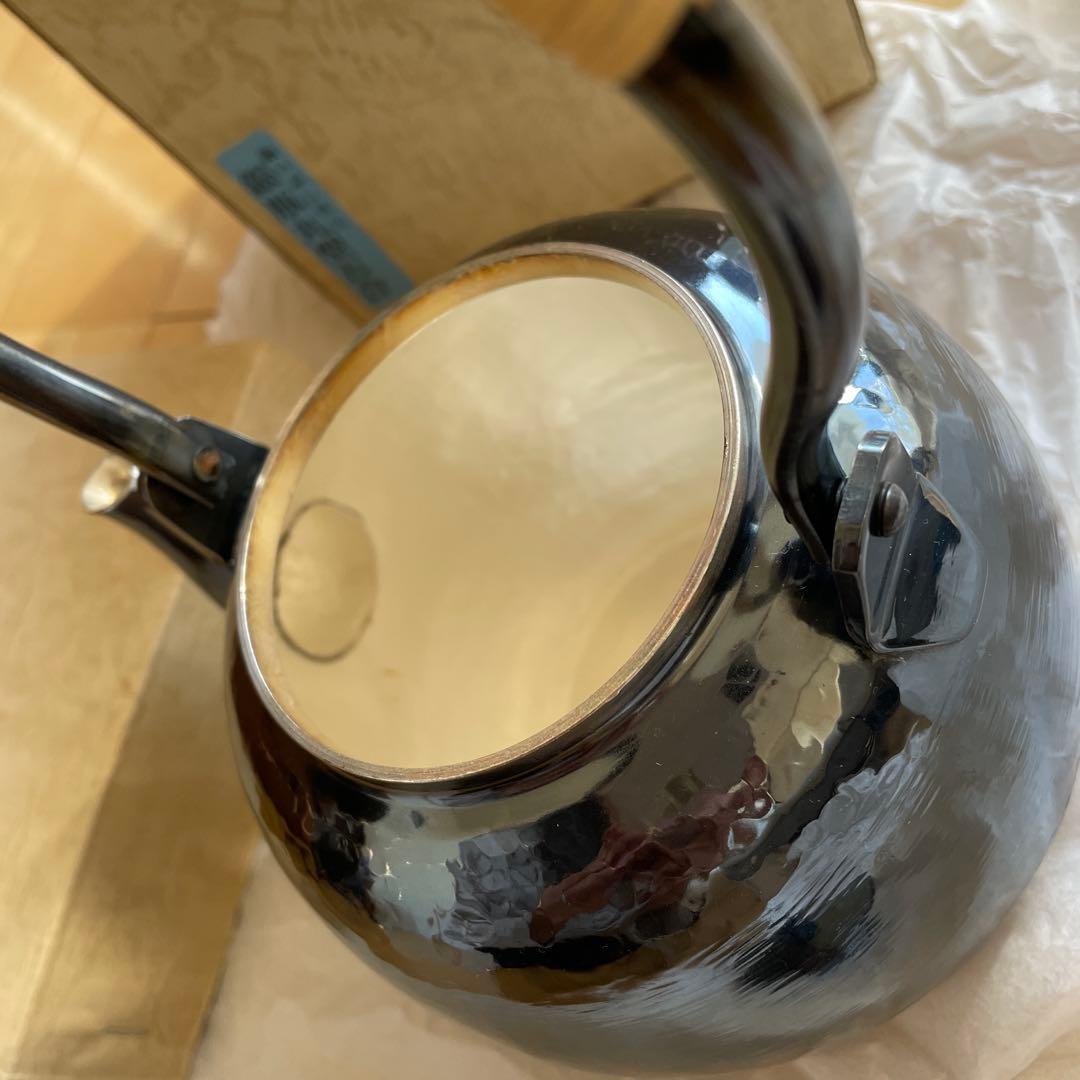 【新品未使用】茶道具　銀瓶 元箱付き