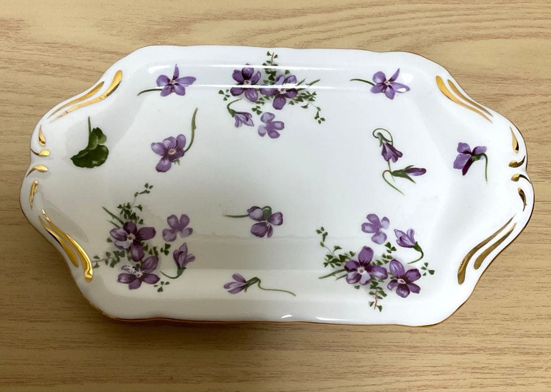 ハマースレイ　バイオレット　ミニチュア　ティーセット