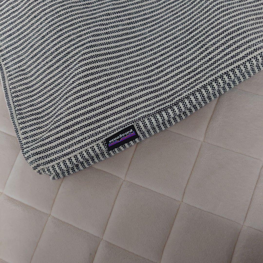 patagonia ストライプ トートバッグ