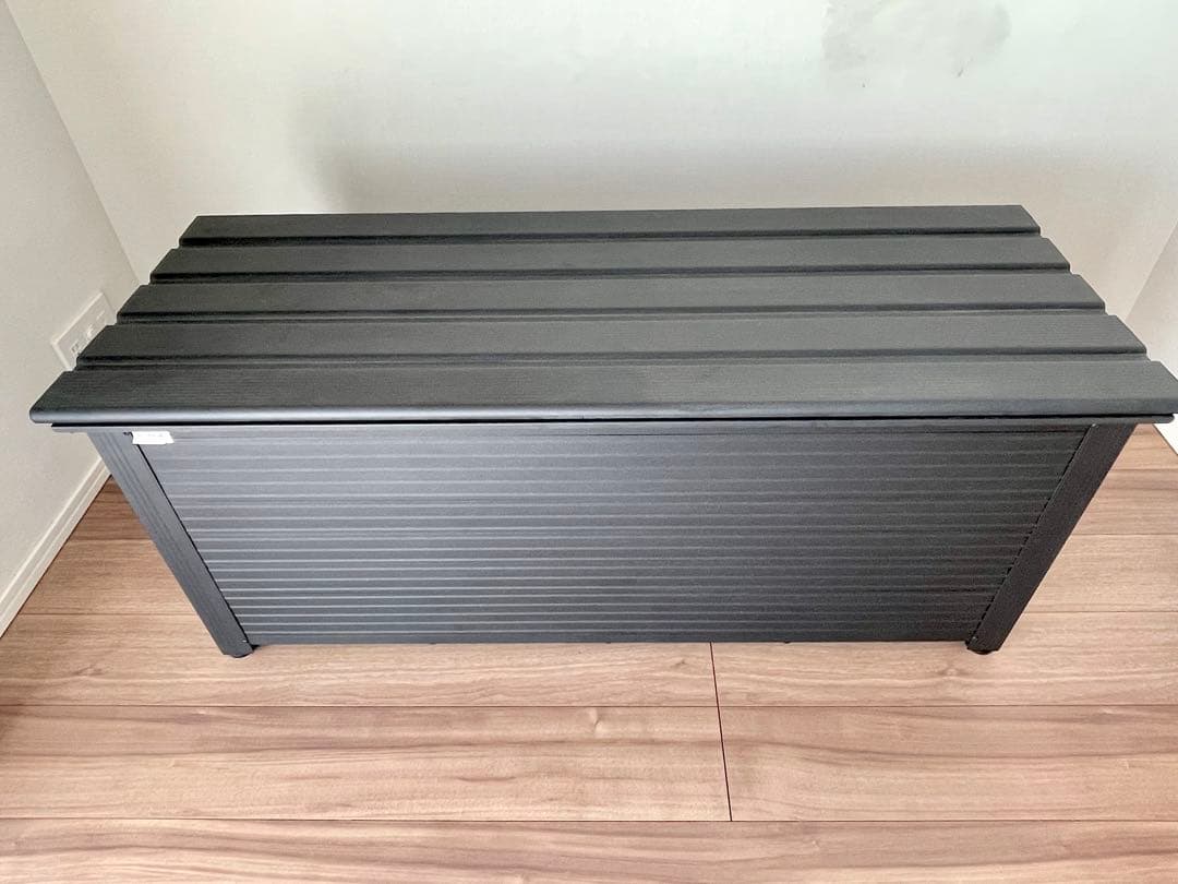 【最安値】CAINZ カインズ 静かに開閉できるアルミ収納ベンチ 120cm