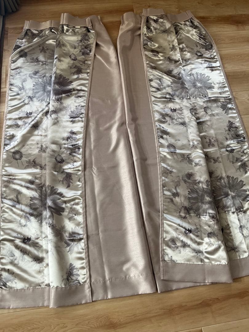 フランフラン　スペイシアカーテン　ライトピンク